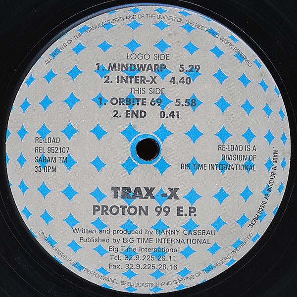 Trax-X – Proton 99 E.P.