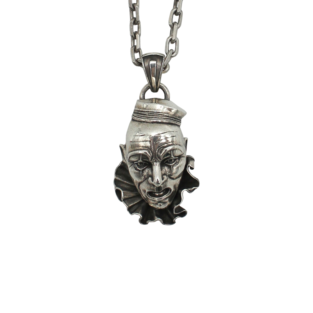 Clown - Silver Pendant