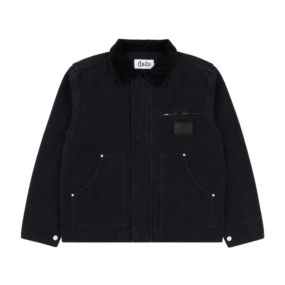 Daze Raw Logo - Black Work Jacket